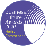 Business Culture awards 2020 Brand, Purpose & Values + Small Organisation -Highly Commended