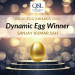 Good Egg Awards 2021 Dynamic Egg Winner - Sanjay Kumar Sah